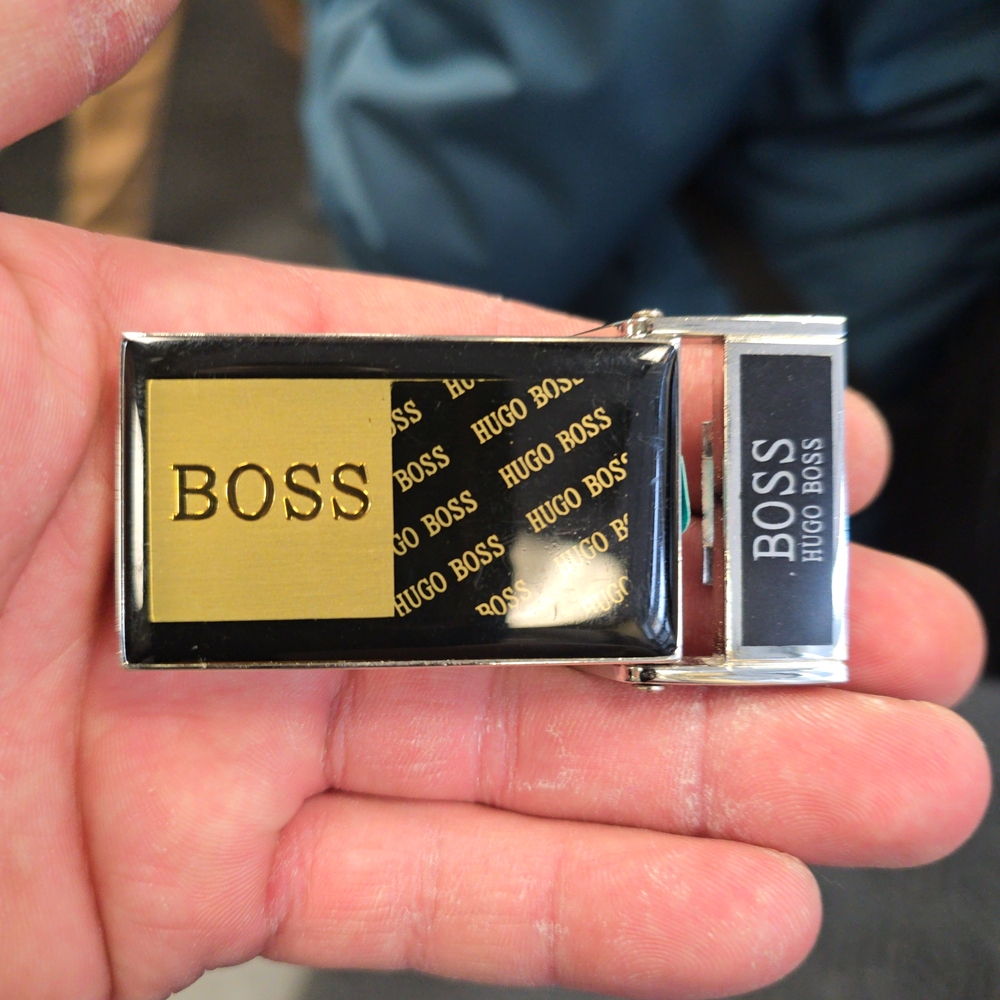 Hugo Boss Gold and Black Money Clip